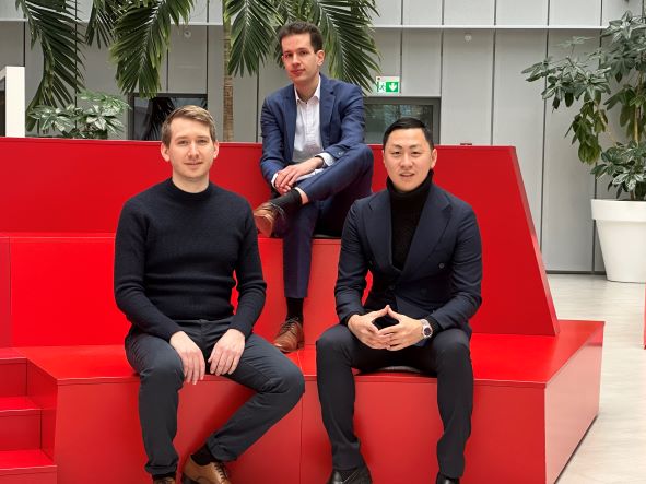 Das Gründerteam (Chang Yoon Lee, Pascal Petsch und Simon Dierdorf)